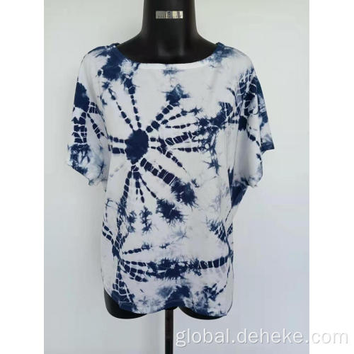 China Women's tie and dye t shirt Factory